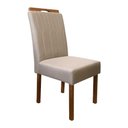 Ver imagem 6 de Mesa de Jantar Benedicta com 6 Cadeiras Paris Bege 180cm