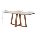 Ver imagem 5 de Mesa de Jantar Benedicta com 6 Cadeiras Paris Bege 180cm