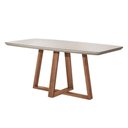 Ver imagem 4 de Mesa de Jantar Benedicta com 6 Cadeiras Paris Bege 180cm