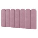 Ver imagem 2 de Painel Cabeceira Cama Box Casal Lana 140cm Suede Rosê - Desk Design