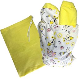 Kit Saco Impermeável Roupa Molhada Bebê Minhaestrelinha Amar - 3