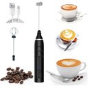 Ver imagem 6 de Batedeira de Ovos, Batedeira Elétrica Automática para Ovos, Espumador de Leite, Misturador Preto