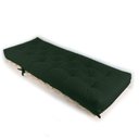 Ver imagem 3 de Sofa Cama Solteiro Futon Dobrável Verde Militar