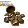 Pedra Olho de Tigre 3 a 5 Cm Rolada 500g Natural - 3