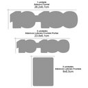 Ver imagem 3 de Vw 13 180 Kit Adesivo Resinado Teu Adesivo Preto