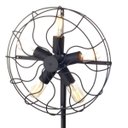 Ver imagem 2 de Luminária de Chão Vintage Retrô Preto Ref: Lt-271-ch - Luxtek