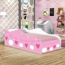 Ver imagem 1 de Mini Cama Fun Nuvens Meninas Infantil Com Colchão