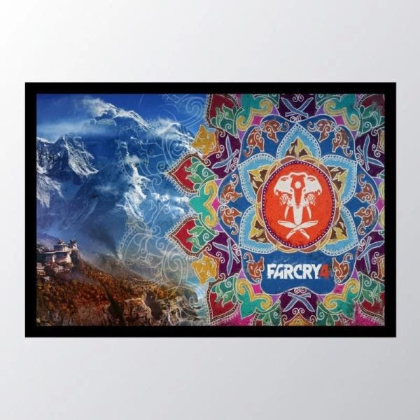 Quadro com moldura far cry 4 21