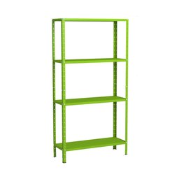 Estante Aço 4 Prateleiras Livros Cozinha Quarto Eaf006 Verde - 1