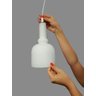 Luminária Pendente Vidro Branco Fosco Ref: Lt-222-a - Luxtek - 3