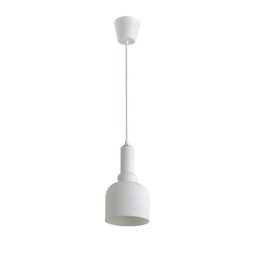 Luminária Pendente Vidro Branco Fosco Ref: Lt-222-a - Luxtek - 2