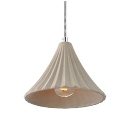 Luminária Pendente Concreto Cimento Design Texturizado Ref: Lt-360CC-B - Luxtek - 1