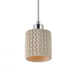 Luminária Pendente Concreto Cimento Design Texturizado Ref: Lt-360CC-A - Luxtek - 1