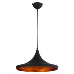 Luminária Pendente Alumínio Preto Fosco Tom Dixon Ref: Lt-390-B - Luxtek - 1