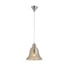 Luminária Pendente Vidro Fumê Soprano Ref: Lt-292v-f - Luxtek - 2