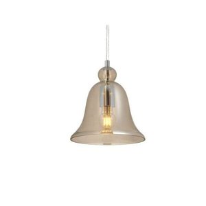 Luminária Pendente Vidro Fumê Soprano Ref: Lt-292v-f - Luxtek