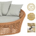 Ver imagem 3 de Chaise Hungria Alumínio Pintura Marrom Corda Náutica E3 Trama Original