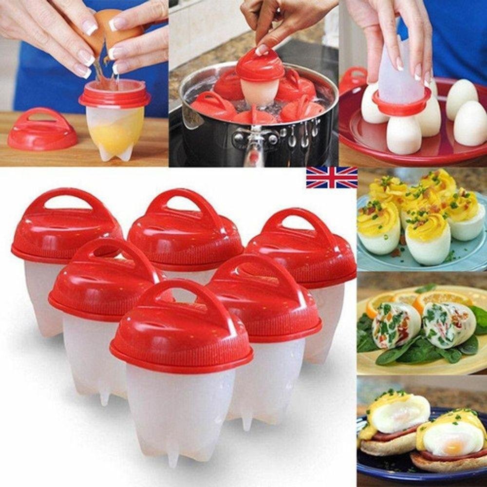 Magic Egg Forma Cozinhar Ovos Fácil Fit Silicone - 6