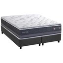 Ver imagem 1 de Conjunto Box King: Colchão Molas Herval Maxspring C1783 + Base Crc Suede Gray (193x203)