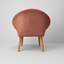 Ver imagem 7 de Poltrona Decorativa para Sala de Jantar Tecido Veludo Premium Estrutura Resistente Pés Palito