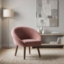 Ver imagem 1 de Poltrona Decorativa para Sala de Jantar Tecido Veludo Premium Estrutura Resistente Pés Palito