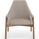 Ver imagem 3 de Kit 02 Poltronas Decorativa para Sala de Estar Sakura L02 Linho Bege - Lyam Decor