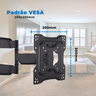 Suporte Articulado para Tv Led / Oled / Qled 23" até 50" com Peso até 35kg Ft-2251p - Fixatek - 8