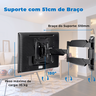 Suporte Articulado para Tv Led / Oled / Qled 23" até 50" com Peso até 35kg Ft-2251p - Fixatek - 5