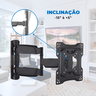 Suporte Articulado para Tv Led / Oled / Qled 23" até 50" com Peso até 35kg Ft-2251p - Fixatek - 6