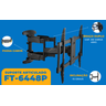 Suporte Articulado para Tv Led / Oled / Qled 37" até 70" com Peso até 45kg Ft-6448p - Fixatek - 4