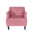Ver imagem 2 de Sofá Divã + 2 Poltronas Capitonê para Consultório e Clínica Psicanálise - Veludo - Sv Decor:rosa