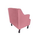 Ver imagem 3 de Sofá Divã + 2 Poltronas Capitonê para Consultório e Clínica Psicanálise - Veludo - Sv Decor:rosa