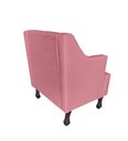 Ver imagem 3 de Sofá Divã + 2 Poltronas Capitonê para Consultório e Clínica Psicanálise - Veludo - Sv Decor:rosa