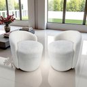 Ver imagem 1 de Kit 2 Poltronas Decorativa Yara Orgânica Linho Bege