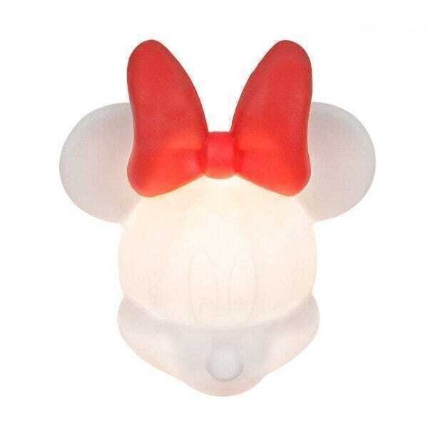 Luminária Abajur Minnie Mickey Mouse Disney Quarto Crianças