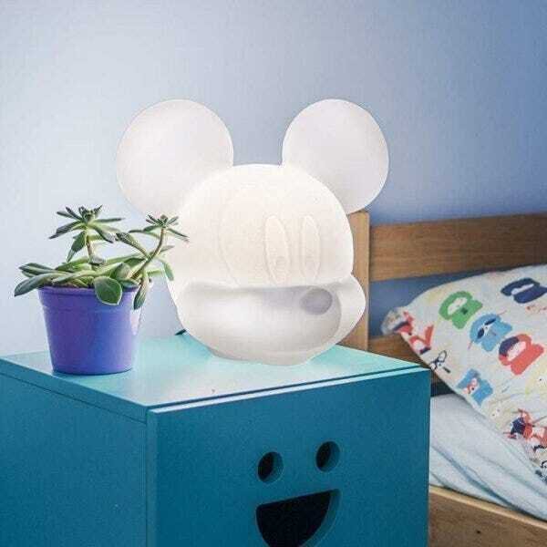 Luminária Abajur Mickey Mouse Disney Quarto Crianças - 2