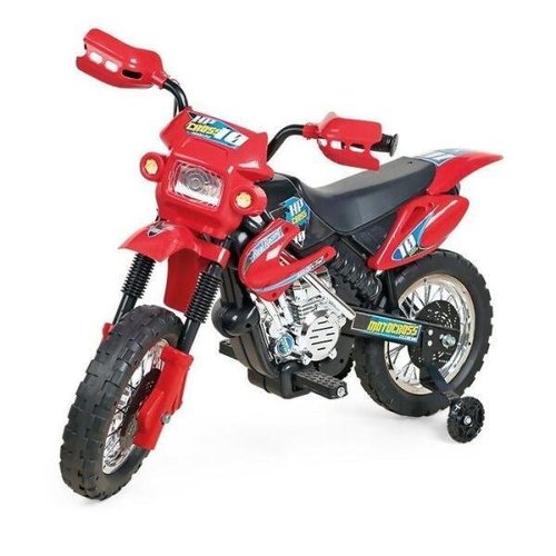 Moto Eletrica Infantil Moto Cross Homeplay - Vermelho