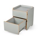 Ver imagem 6 de Mesa de Cabeceira 2 Gavetas 45cm Cindy - Verde