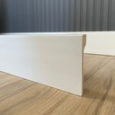 Ver imagem 1 de Rodapé Poliestireno Liso Sobrepor Branco 12cm x 2cm Br 2,40m - Liso 12 cm
