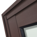 Ver imagem 5 de Janela Alumínio Elite 2 Folhas Moveis 100 x 120 V.Liso Marrom Corten Brimak