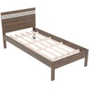 Ver imagem 5 de Cama de Solteiro com Auxiliar Rafaela Nogal/Branco