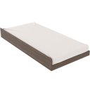 Ver imagem 6 de Cama de Solteiro com Auxiliar Rafaela Nogal/Branco