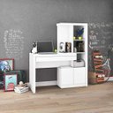 Ver imagem 1 de Escrivaninha Notebook com Estante 2portas 1gav Me4143 Tecno Mobili - Branco