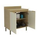 Ver imagem 4 de Balcão de Cozinha 2 Portas com Tampo 80cm Nanda Tecnomobili