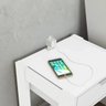Mesa de Cabeceira 41cm com Tomada para Celular Az1016 Tecno Mobili - Branco - 2
