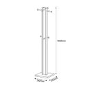 Ver imagem 2 de Closet Modulado Aberto 38,2cm com Cabideiro Az1018 Tecno Mobili - Nogal/preto