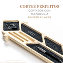 Ver imagem 4 de Organizador Mesa Escritório Porta Treco Canetas Madeira
