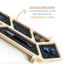 Ver imagem 3 de Organizador Mesa Escritório Porta Treco Canetas Madeira
