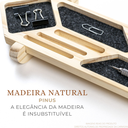 Ver imagem 2 de Organizador Mesa Escritório Porta Treco Canetas Madeira