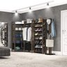 Closet Modulado Aberto 70,5x70,5cm com 5 Prateleiras Az1020 Tecno Mobili - Nogal/preto - 2